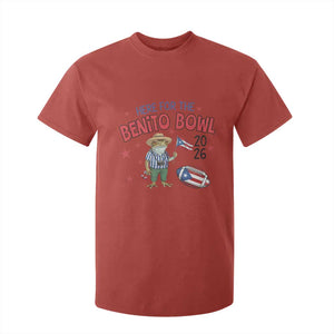 Here for the Benito Bowl 2026 Coquí Frog T Shirt For Kid Puerto Rican Funny Football Music Fans TS02 Red Print Your Wear