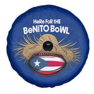 Here for the Benito Bowl Straw Hat Spare Tire Cover Puerto Rico Flag Football Music Fans TS02 Print Your Wear