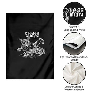 Chinga La Migra Protest Cat Garden Flag Spanish Resistance Against Ice TS02 Print Your Wear