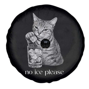 No Ice Please Realistic Angry Cat Graphic Spare Tire Cover Resistance Against Ice Protest TS02 Print Your Wear