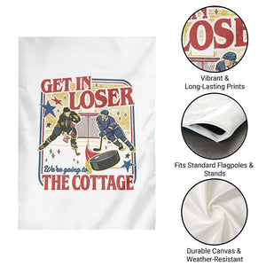Get In Loser We’re Going To The Cottage Garden Flag Hockey Romance LGBT Retro Summer Road Trip TS02 Print Your Wear