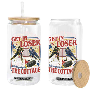 Get In Loser We’re Going To The Cottage Glass Can Hockey Romance LGBT Retro Summer Road Trip TS02 Print Your Wear
