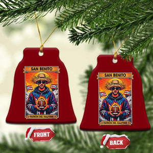 Funny San Benito Patron del Halftime Ceramic Ornament Bowl 2026 Puerto Rican Football Music Fan TS02 Print Your Wear