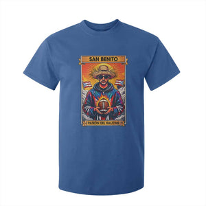 Funny San Benito Patron del Halftime T Shirt For Kid Bowl 2026 Puerto Rican Football Music Fan TS02 Royal Blue Print Your Wear