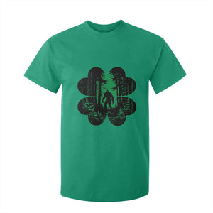 Funny St Patricks Day Bigfoot T Shirt For Kid Sasquatch Shamrock Paddys Irish TS02 Irish Green Print Your Wear