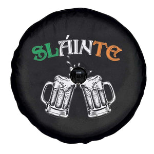 Funny St Patricks Day Drinking Spare Tire Cover Slainte Irish Cheers TS02 Print Your Wear
