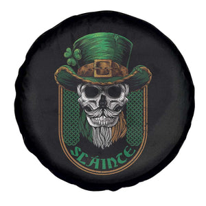 Irish Skull Spare Tire Cover Slainte Cheers Funny St. Patricks Day Drinking Lover TS02 Print Your Wear