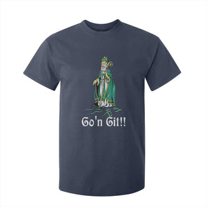Funny St Patricks Day T Shirt For Kid Go'n Git Snakes TS02 Navy Print Your Wear