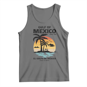 Gulf of Mexico Forever Since 1550 Tank Top Golfo De Mexico Para Siempre Retro Beach TS02 Black Heather Print Your Wear