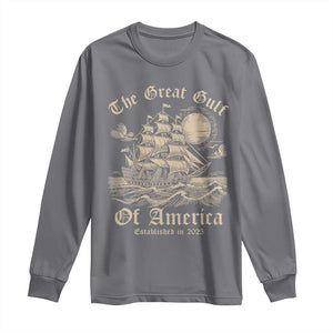 The Great Gulf Of USA Long Sleeve Shirt Established in 2025 TS02 Charcoal Print Your Wear