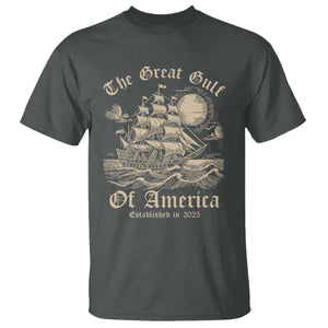 The Great Gulf Of USA T Shirt Established in 2025 TS02 Dark Heather Print Your Wear
