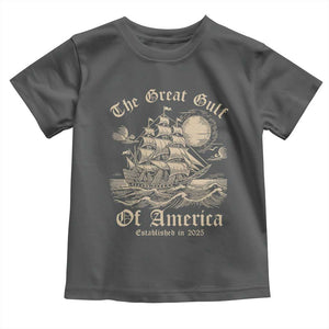The Great Gulf Of USA Toddler T Shirt Established in 2025 TS02 Dark Heather Print Your Wear
