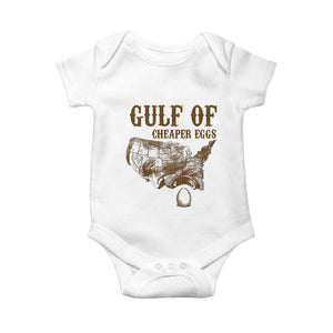 Gulf of Mexico Eggs Baby Onesie TS02 White Print Your Wear