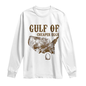Gulf of Mexico Eggs Long Sleeve Shirt TS02 White Print Your Wear