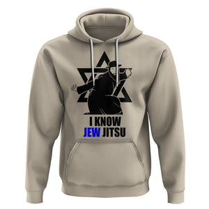 Funny Jiu Jitsu Hoodie I Know Jew Jitsu Jewish Martial Arts Pun Joke TS02 Sand Printyourwear