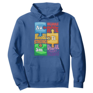 Puzzle Autism Definition Hoodie Support Understand Love Accept Embrace Neurodiversity TS02 Royal Blue Printyourwear