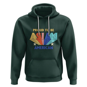 Proud To Be Asian American Hoodie AAPI Heritage Month Unity Pride TS02 Dark Forest Green Printyourwear