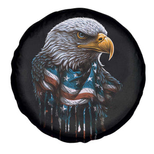 Patriotic American Eagle Spare Tire Cover 4th Of July US Flag TS02 Print Your Wear
