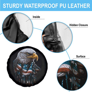 Patriotic American Eagle Spare Tire Cover 4th Of July US Flag TS02 Print Your Wear