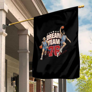 Dream Team 76 Founding Fathers Playing Basketball Garden Flag Funny George Washington Abraham Lincoln Patriotic Sports Fan TS02 Print Your Wear