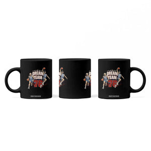 Dream Team 76 Founding Fathers Playing Basketball Coffee Mug Funny George Washington Abraham Lincoln Patriotic Sports Fan TS02 Print Your Wear