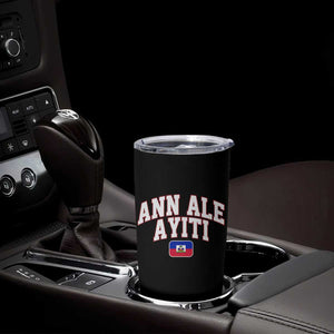 Ann Ale Ayiti Collegiate Athletic Sport Style Tumbler Cup Let's Go Haiti Haitian Flag and Coat of Arms Pride TS02 Print Your Wear