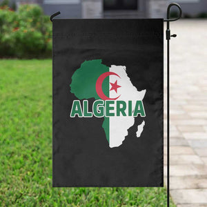 Algeria Algerian Pride Map of Africa Heritage Graphic Garden Flag Patriotic North African Roots National Flag TS02 Print Your Wear