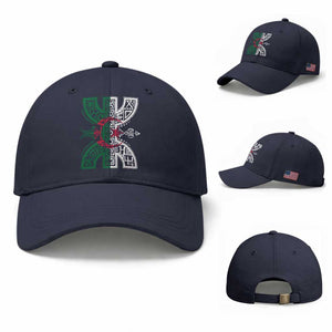 Algeria Amazigh Berber Yaz Symbol Algerian Flag Heritage Graphic Baseball Cap Traditional North African Tribal Culture Art