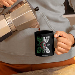 Algeria Amazigh Berber Yaz Symbol Algerian Flag Heritage Graphic Coffee Mug Traditional North African Tribal Culture Art TS02 Print Your Wear