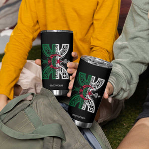 Algeria Amazigh Berber Yaz Symbol Algerian Flag Heritage Graphic Tumbler Cup Traditional North African Tribal Culture Art TS02 Print Your Wear