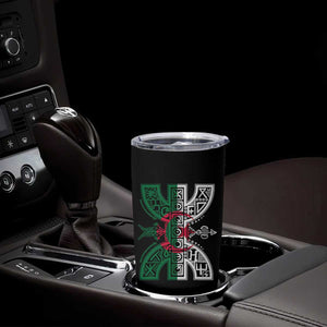 Algeria Amazigh Berber Yaz Symbol Algerian Flag Heritage Graphic Tumbler Cup Traditional North African Tribal Culture Art TS02 Print Your Wear