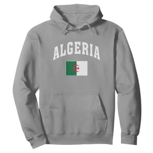 Classic Algeria Varsity Athletic Style Hoodie Proud Patriotic Algerian Flag