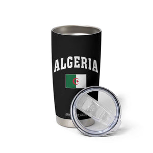 Classic Algeria Varsity Athletic Style Tumbler Cup Proud Patriotic Algerian Flag