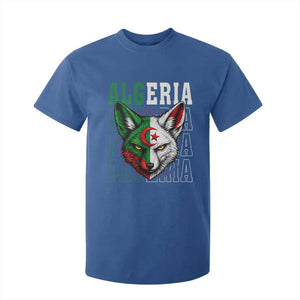 Algerian Fennec Fox Face Algeria National Flag Graphic T Shirt For Kid Proud North African Desert Animal