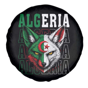 Algerian Fennec Fox Face Algeria National Flag Graphic Spare Tire Cover Proud North African Desert Animal TS02 Print Your Wear