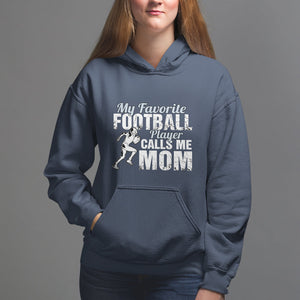 Football Mom Hoodie My Favorite Football Player Calls Me Mom TS02 Navy Printyourwear