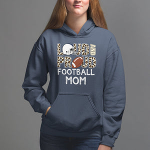 Loud And Proud Football Mom Rugby Helmet Hoodie TS02 Navy Printyourwear