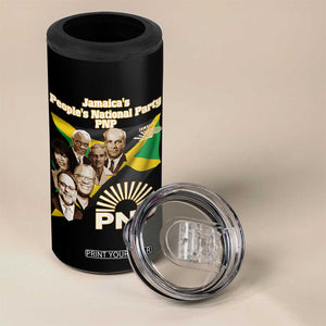 Jamaica People's National Party PNP Supporter 4 in 1 Can Cooler Tumbler Patriotic Political Leaders Tribute Jamaican Flag TS02 Print Your Wear