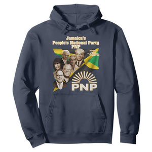 Jamaica People's National Party PNP Supporter Hoodie Patriotic Political Leaders Tribute Jamaican Flag TS02 Navy Print Your Wear