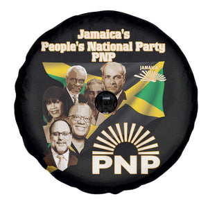 Jamaica People's National Party PNP Supporter Spare Tire Cover Patriotic Political Leaders Tribute Jamaican Flag TS02 Print Your Wear
