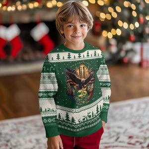 Patriotic American Eagle 9 11 Memorial 25th Anniversary Ugly Christmas Sweater 25 Years 2021 2026 Never Forget