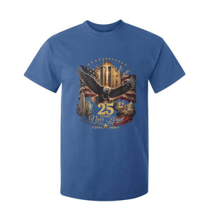 Patriotic American Eagle 9 11 Memorial 25th Anniversary T Shirt For Kid 25 Years 2021 2026 Never Forget