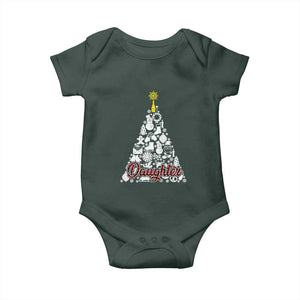 Christmas Tree Baby Onesie Red Plaid Daughter TS02 Print Your Wear