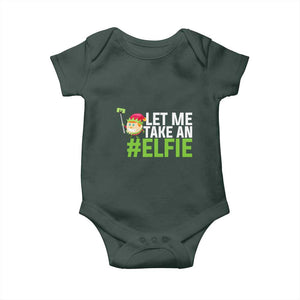 Christmas Elf Baby Onesie Let Me Take An Elfie TS02 Print Your Wear