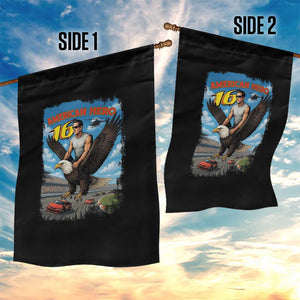 Patriotic Americanana Speed Legend 16 Tribute Garden Flag American Hero Bald Eagle Speedway Memorial TS02 Print Your Wear