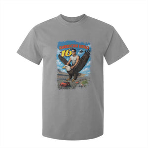 Patriotic Americanana Speed Legend 16 Tribute T Shirt For Kid American Hero Bald Eagle Speedway Memorial TS02 Sport Gray Print Your Wear