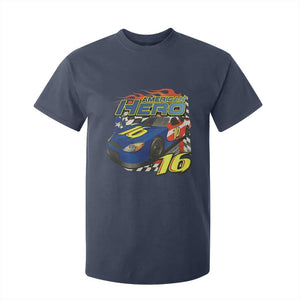 Vintage Americana Speed Legend 16 Tribute T Shirt For Kid American Hero #16 Stock Car Memorial - Print Your Wear