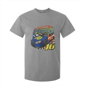 Vintage Americana Speed Legend 16 Tribute T Shirt For Kid American Hero #16 Stock Car Memorial - Print Your Wear