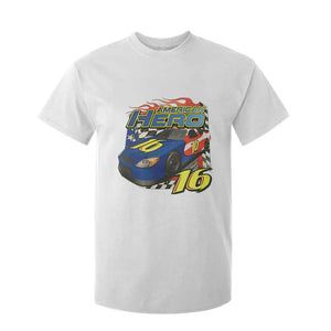 Vintage Americana Speed Legend 16 Tribute T Shirt For Kid American Hero #16 Stock Car Memorial - Print Your Wear