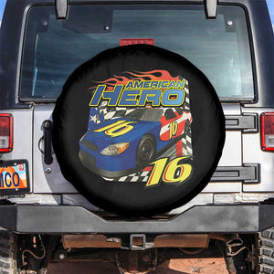 Vintage Americana Speed Legend 16 Tribute Spare Tire Cover American Hero #16 Stock Car Memorial - Print Your Wear